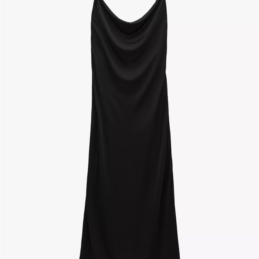 Slinky Black Evening Zara Dress